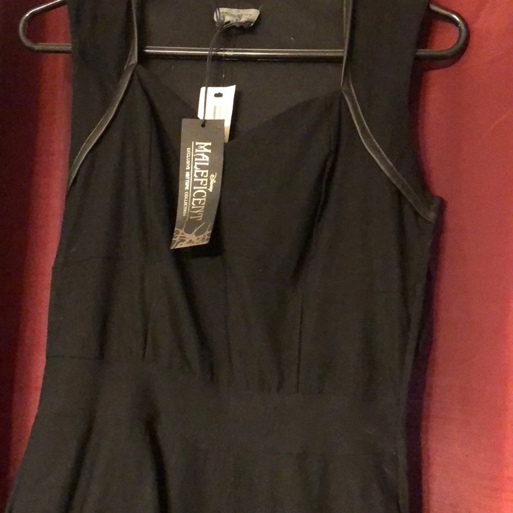 Maleficent Inspired Tall Collar Dress